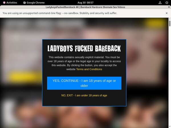 Bareback Fucked Ladyboys Login Account