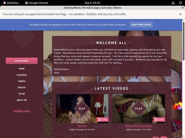 Destiny Marie Website Password Destiny Marie Website Password