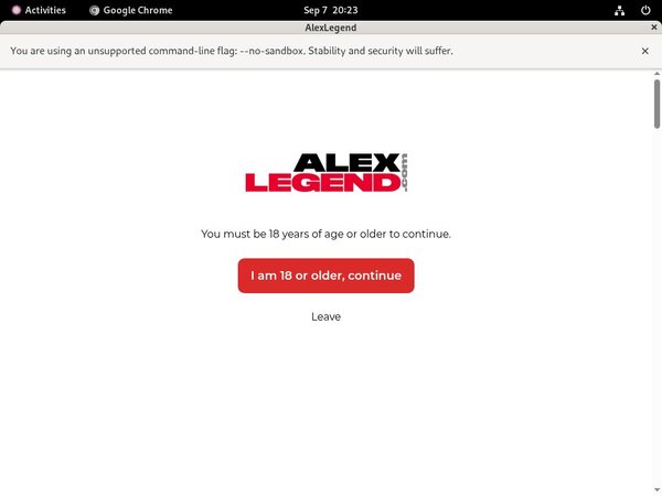Discount Alex Legend Sign Up