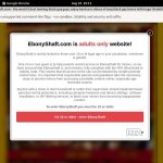 Ebony Shaft Special Discount Ebony Shaft Special Discount