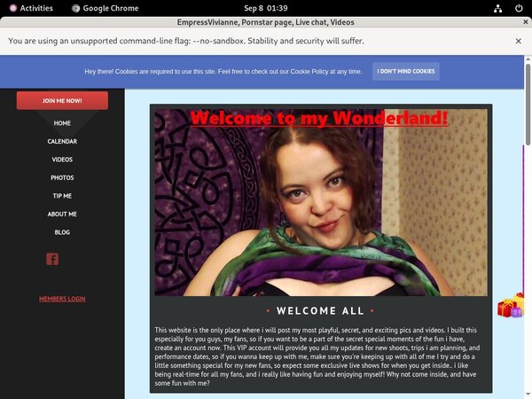 Empressvivianne.modelcentro.com Member Discount