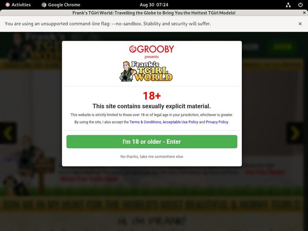 Franks T-Girl World Member Password