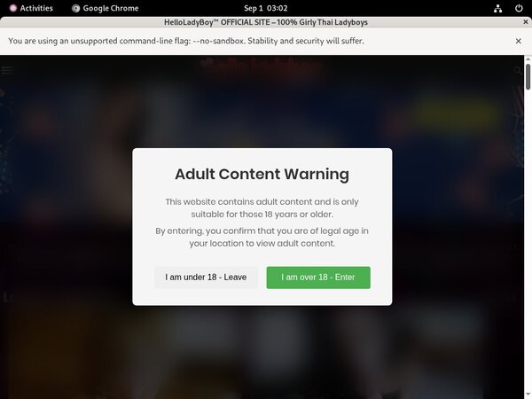 Free Helloladyboy.com Pass