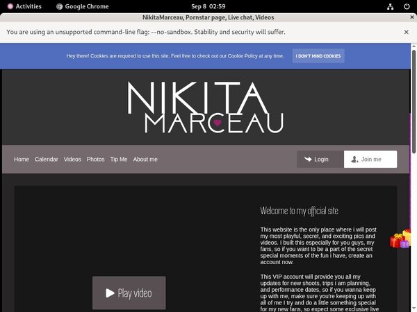 Free Passwords For NikitaMarceau