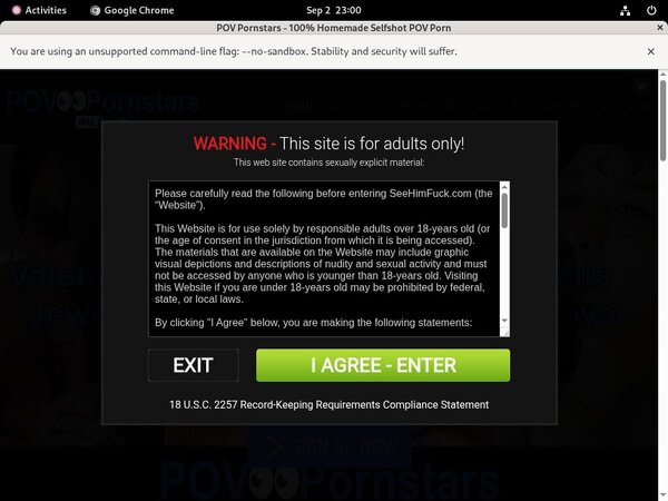 Free Povpornstars.com Login Account