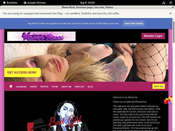 Free RavenRoxx Account Free RavenRoxx Account