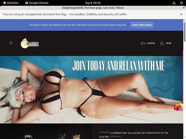 Free SallyDangeloXXX Films