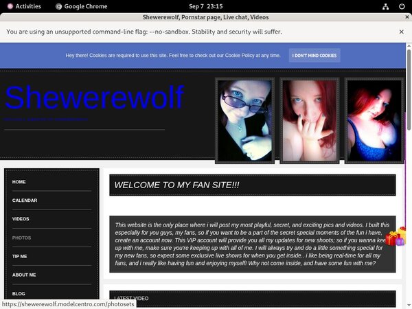 Free Shewerewolf.modelcentro.com Trial Discount