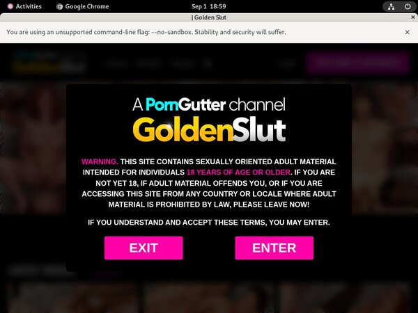 Goldenslut.com Working Accounts