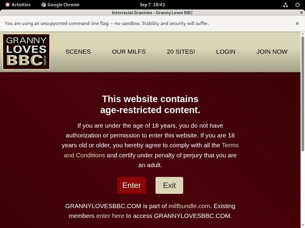 Grannylovesbbc Web Site