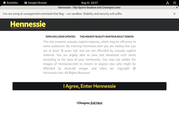 Hennessie.com Porn