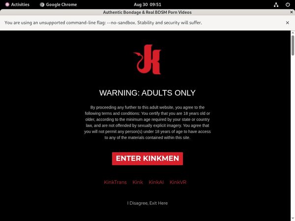 Kink Men Login Password