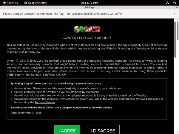 Login To 80gays.com For Free