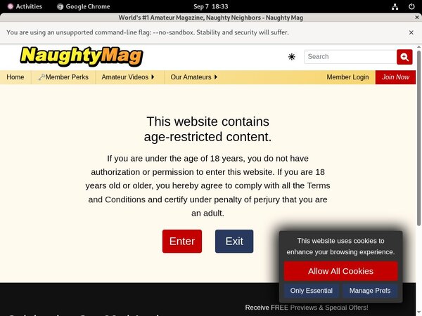 Naughtymag Free Tour