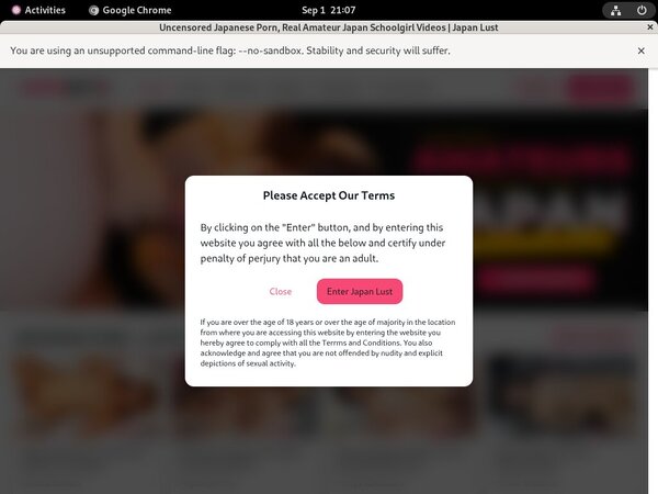 New Japan Lust Account New Japan Lust Account