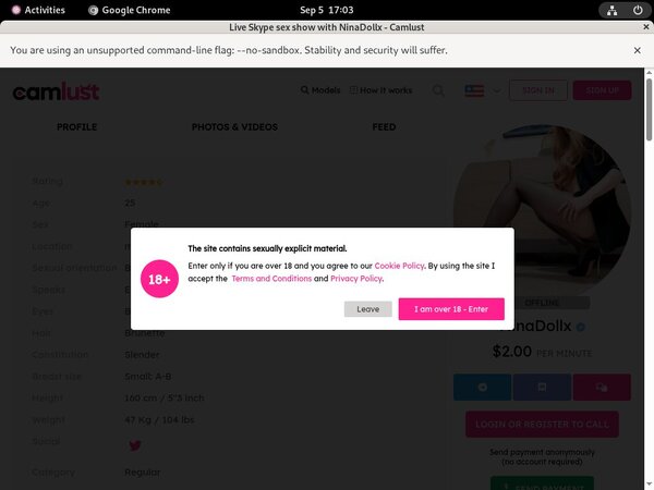 Ninadollx Sign Up Link