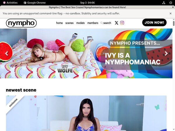 Nympho.com $1 Porn Trial Nympho.com $1 Porn Trial