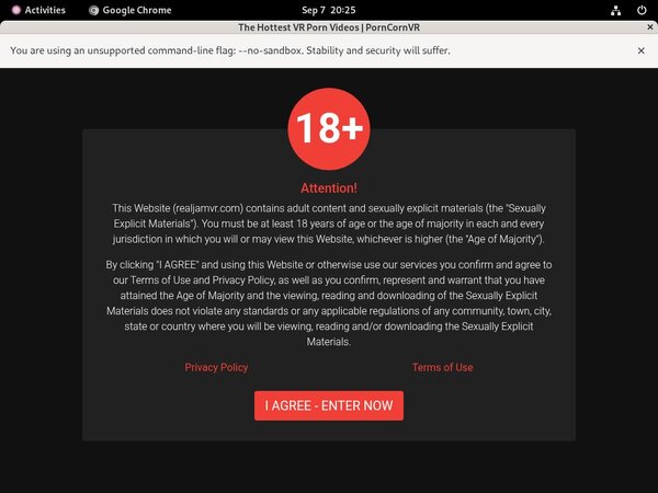 Porn Corn VR Order Page