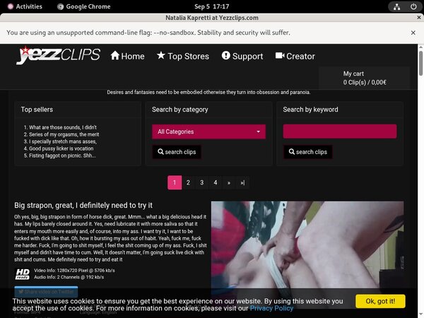 Real Yezzclips.com Accounts