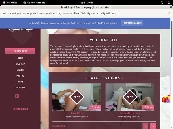 Royall Angel Password Username