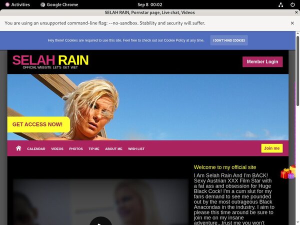 SELAH RAIN Free Trial Promo