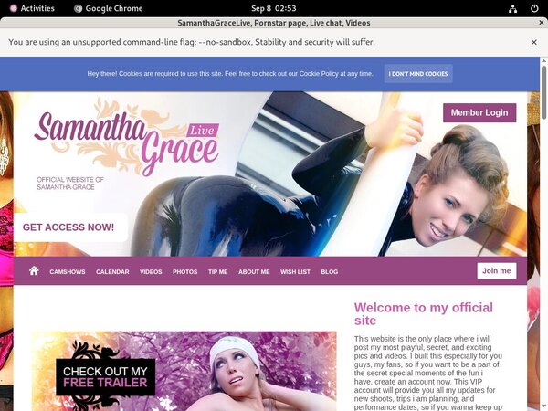 SamanthaGraceLive Password Site