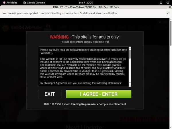 See Him Fuck Paysite