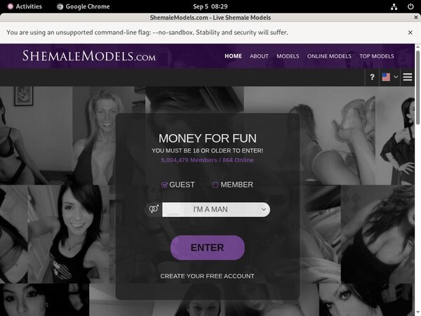 Shemale Models Accept Paypal