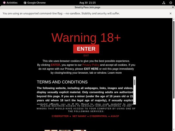 Smutty Pass Login Codes