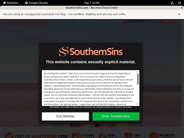 Southernsins Discount Id
