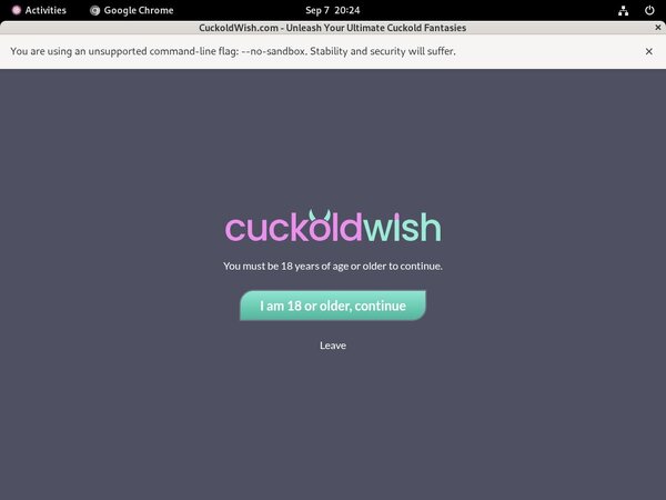 Special Cuckoldwish.com Trial