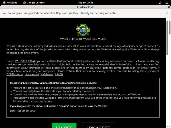 Studz Brazilian Sign Up