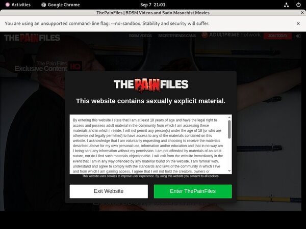 Thepainfiles.com Membership Deal