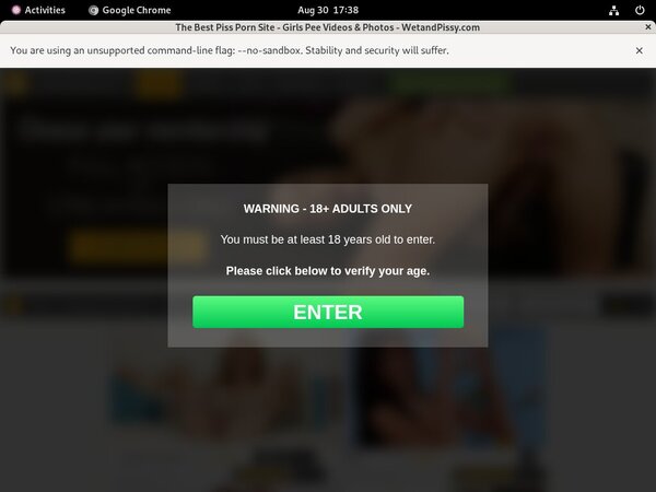 Wetandpissy.com Limited Offer