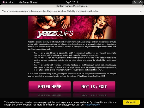 Yezzclips.com Discount Sign Up