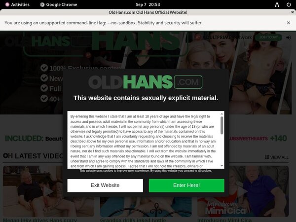 Old Hans Premium Account