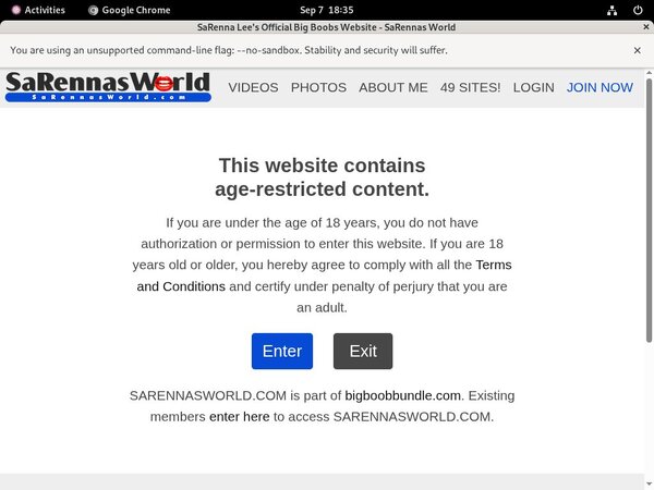 Sarennasworld Free Join
